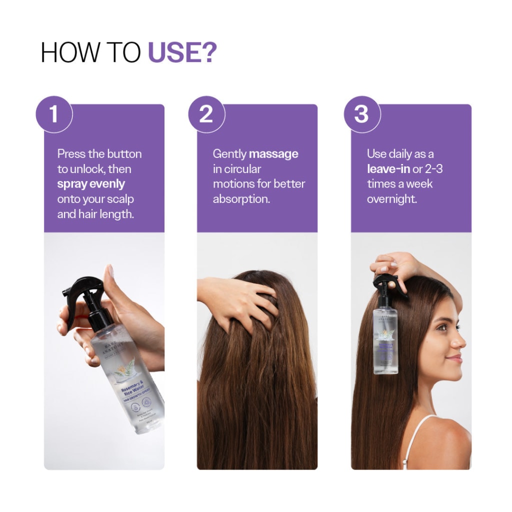 Rosemary + Rice Water Revive™ — Hair Growth & Scalp Spray | 200ml